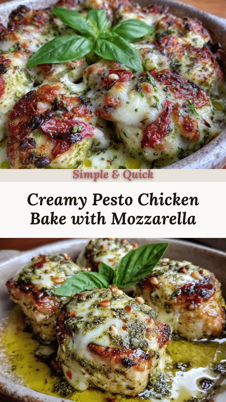 pesto chicken bake recipe
