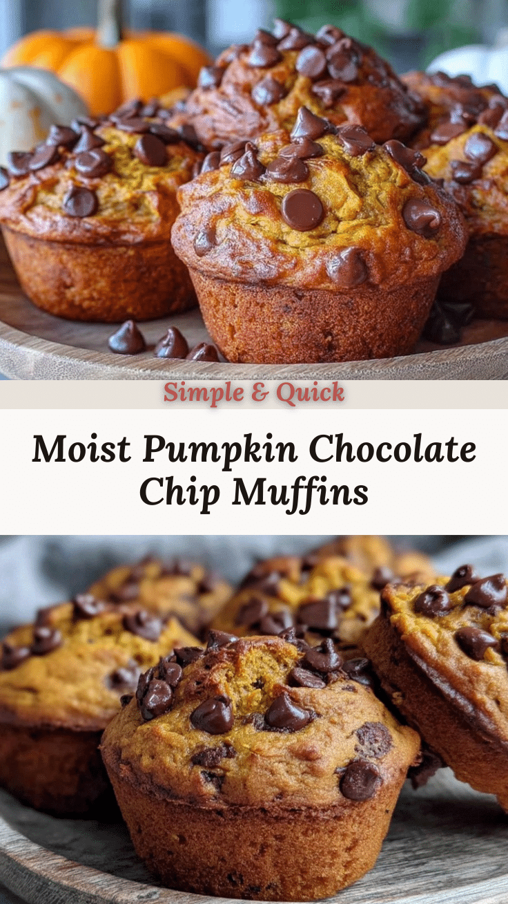 pumpkin chocolate chip muffins recipe