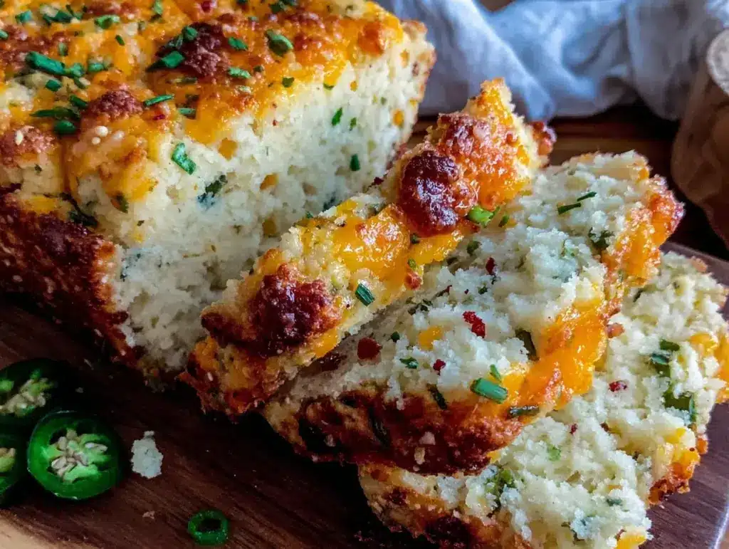 savory cheddar jalapeño bread - featured image