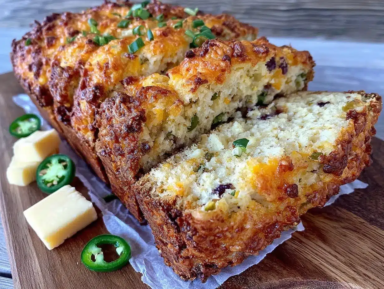 savory cheddar jalapeño bread preparation steps