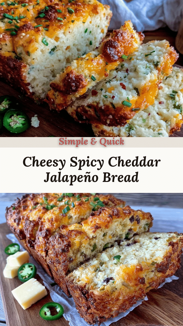 savory cheddar jalapeño bread recipe
