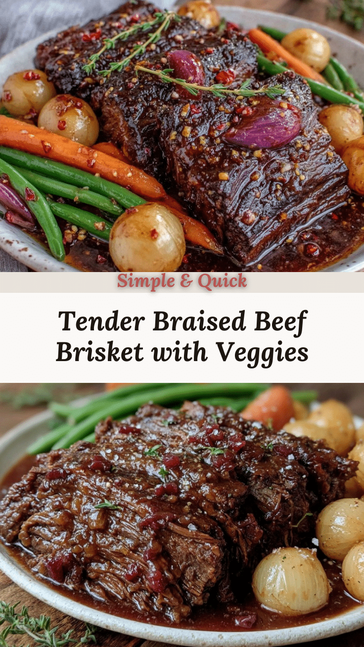 tender braised beef brisket recipe
