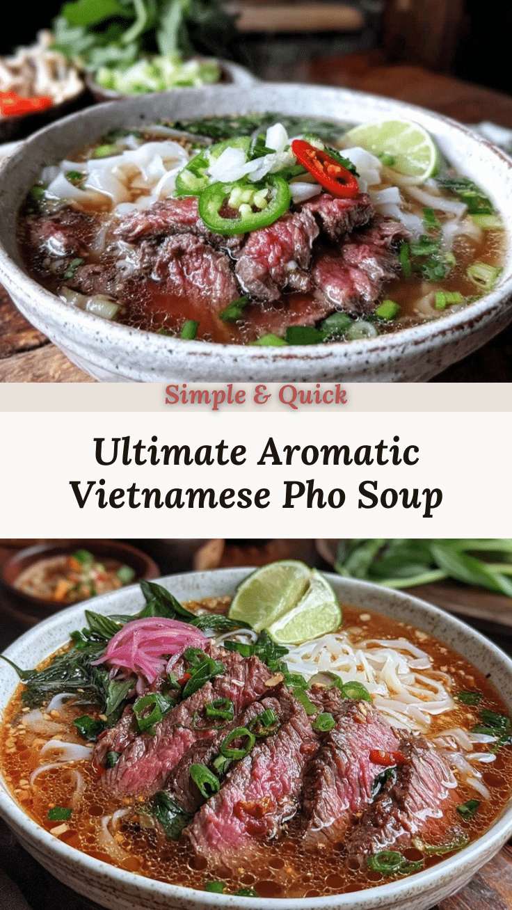 Vietnamese pho soup recipe recipe