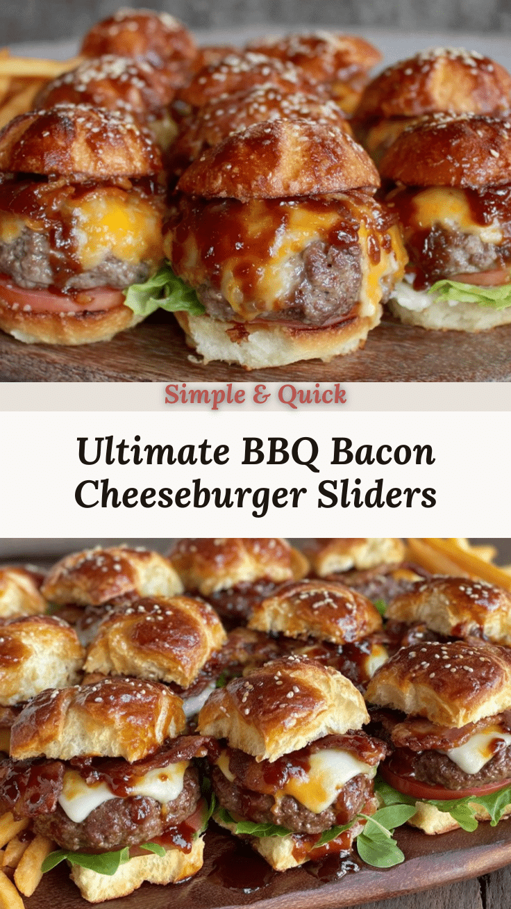 bbq bacon cheeseburger sliders recipe
