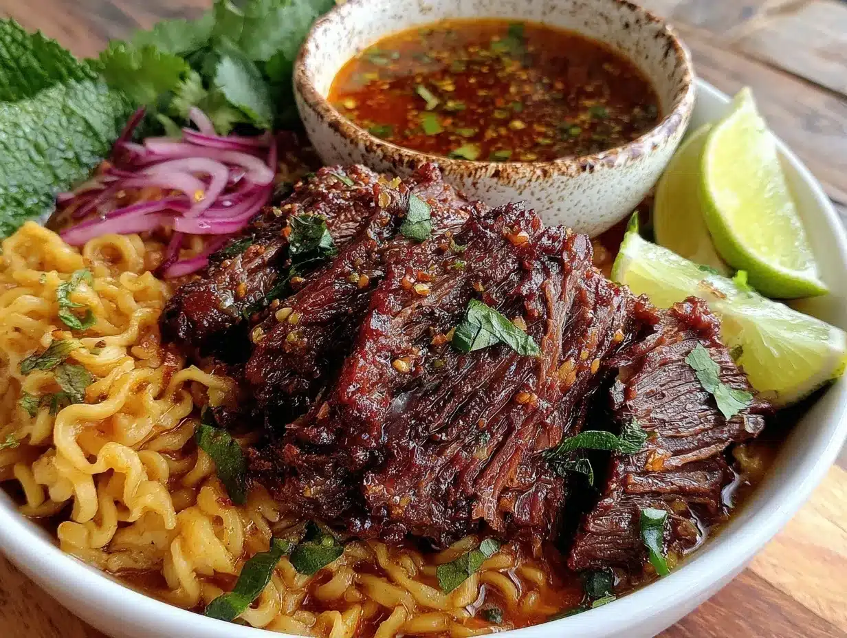 birria ramen preparation steps