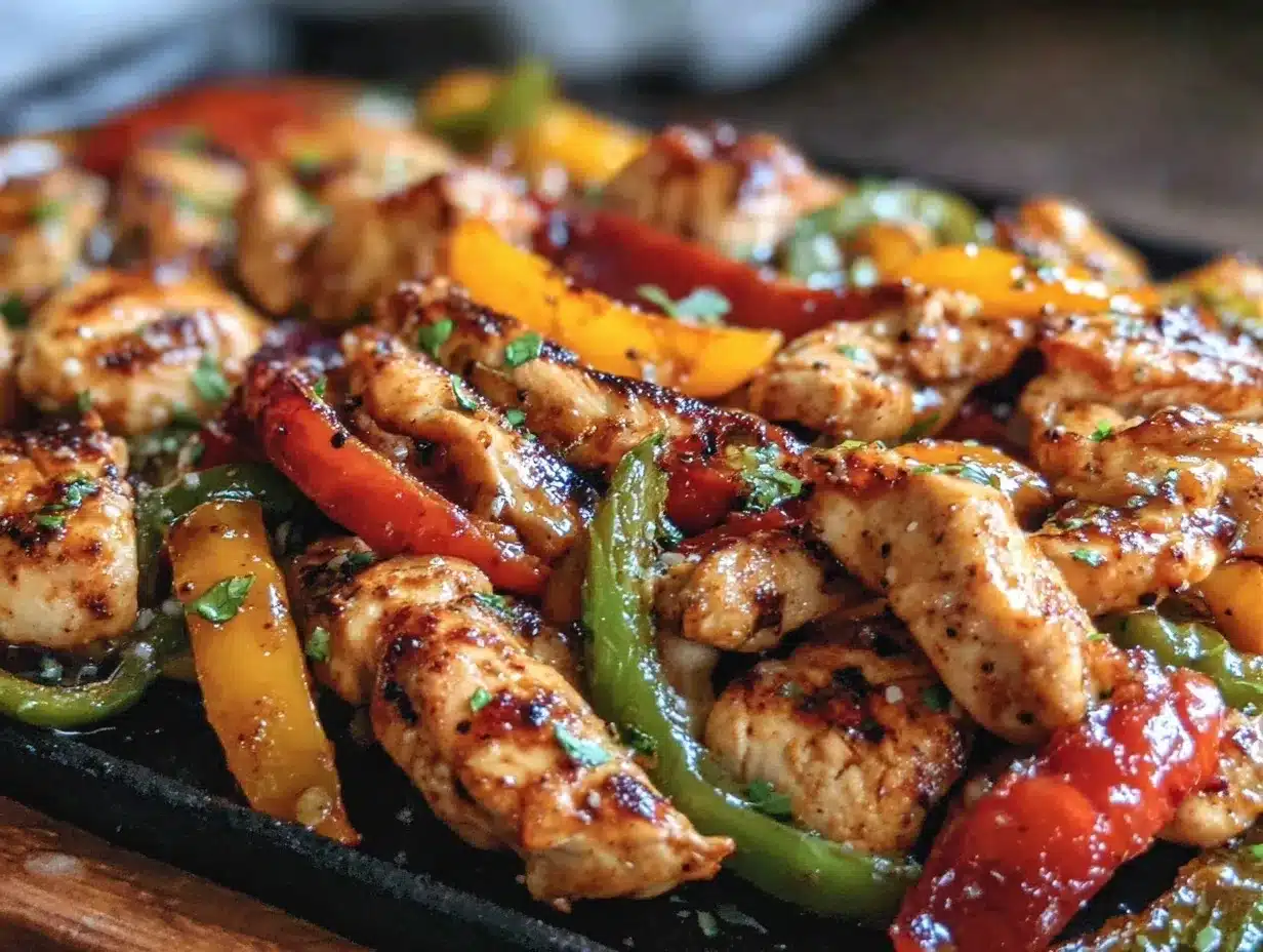 blackstone griddle chicken fajitas preparation steps