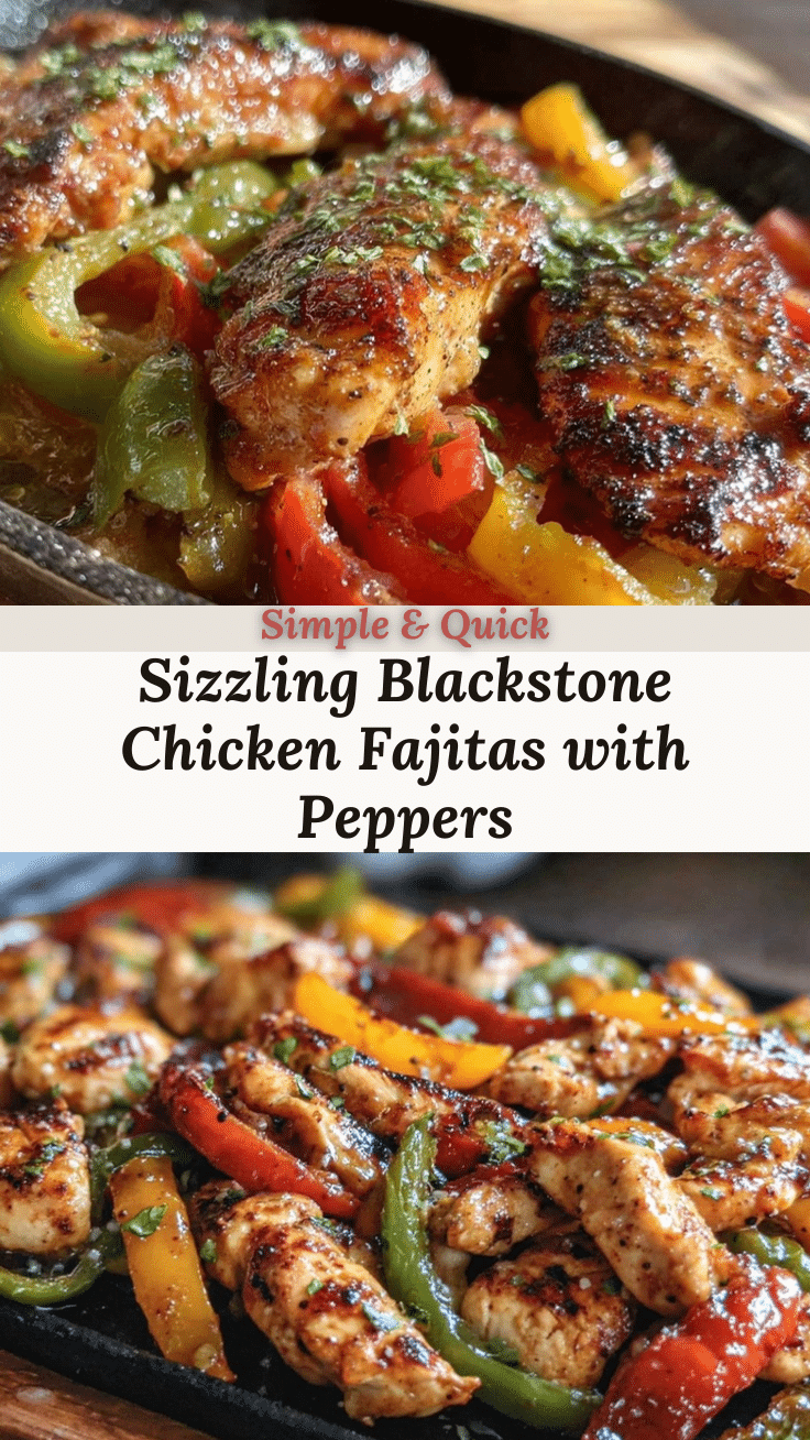 blackstone griddle chicken fajitas recipe