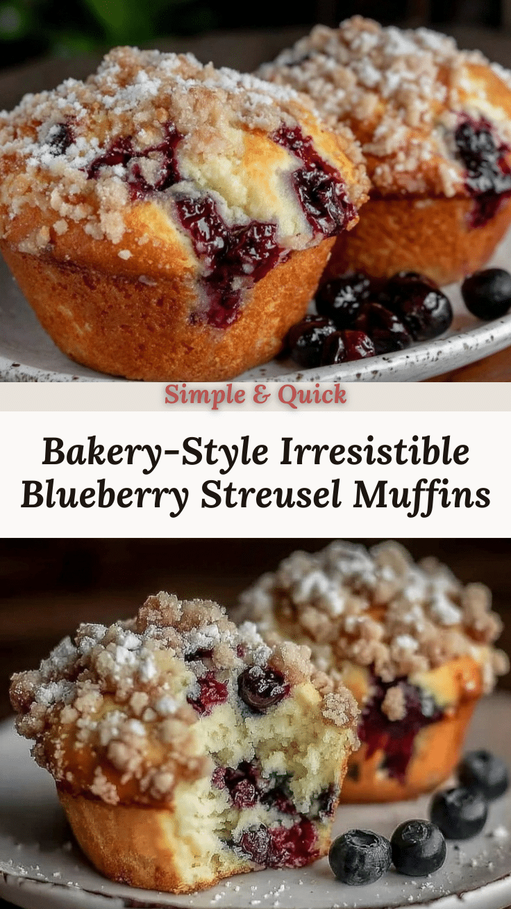 blueberry streusel muffins recipe