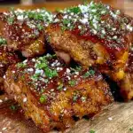 bourbon glazed baby back ribs - featured image