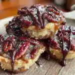 bourbon pecan pie bites - featured image