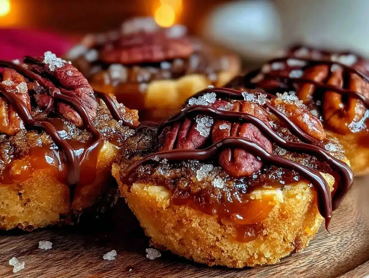 bourbon pecan pie bites preparation steps