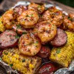 campfire foil packet shrimp boil - featured image