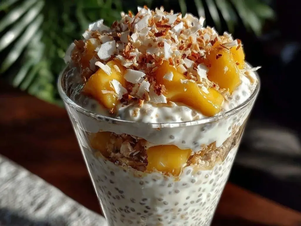 chia seed pudding parfait - featured image