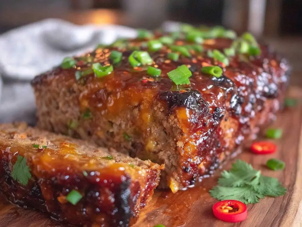 chipotle miso meatloaf - featured image