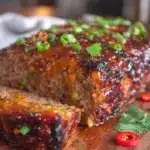 chipotle miso meatloaf - featured image
