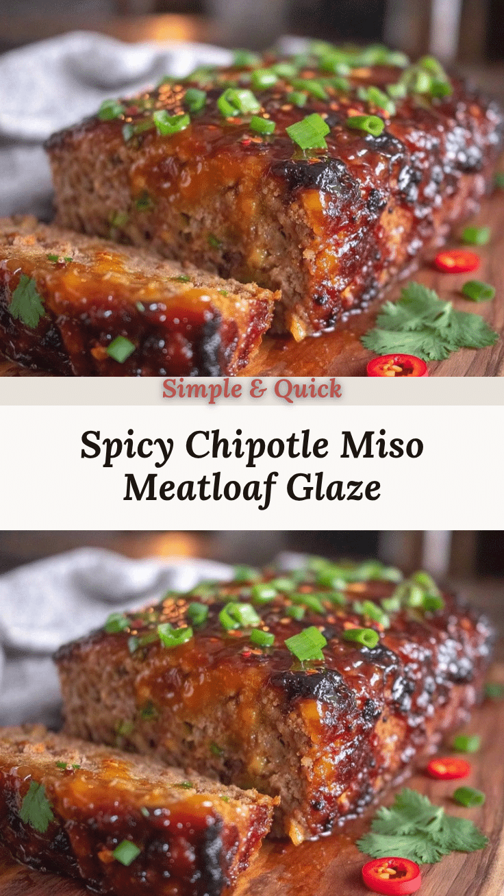 chipotle miso meatloaf recipe