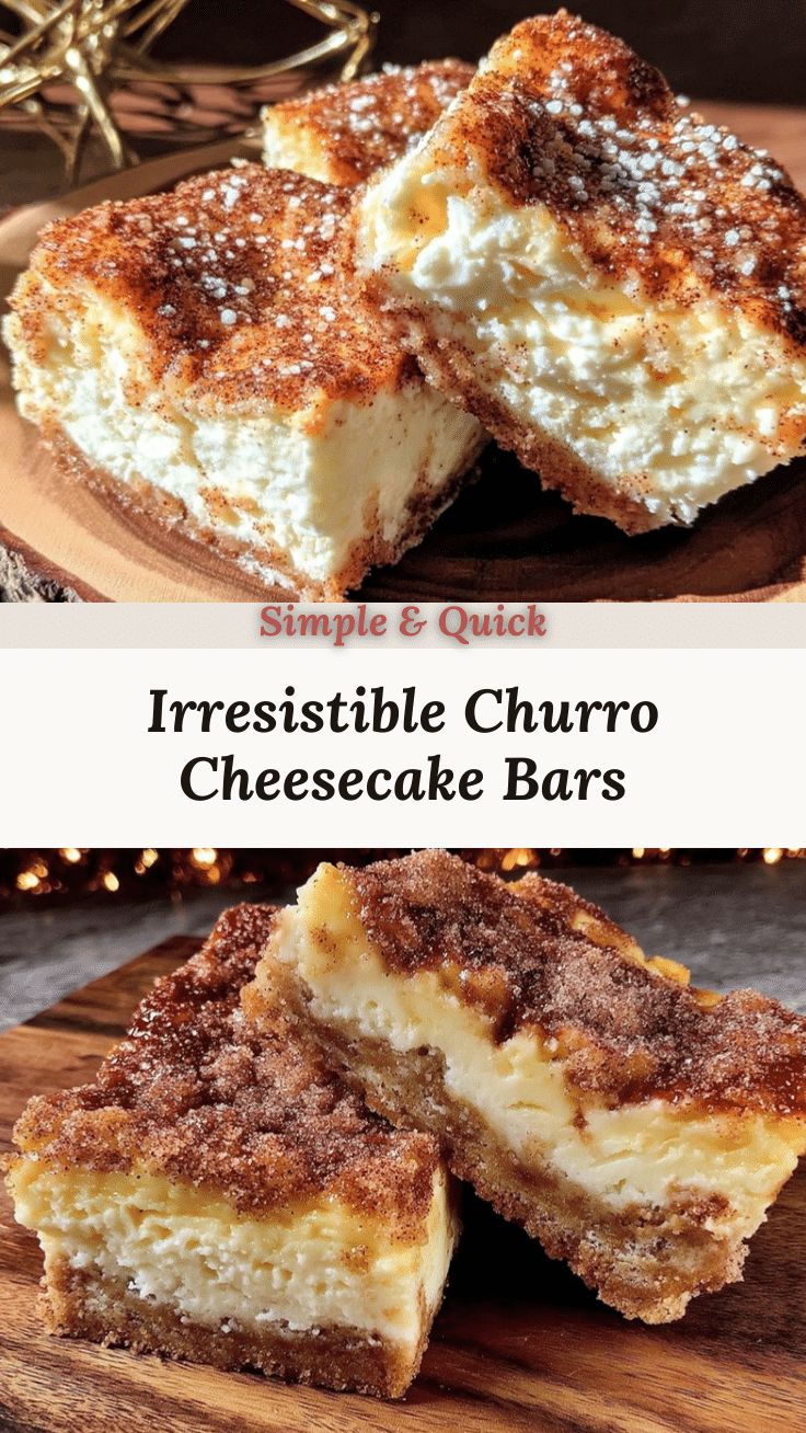 churro cheesecake bars recipe