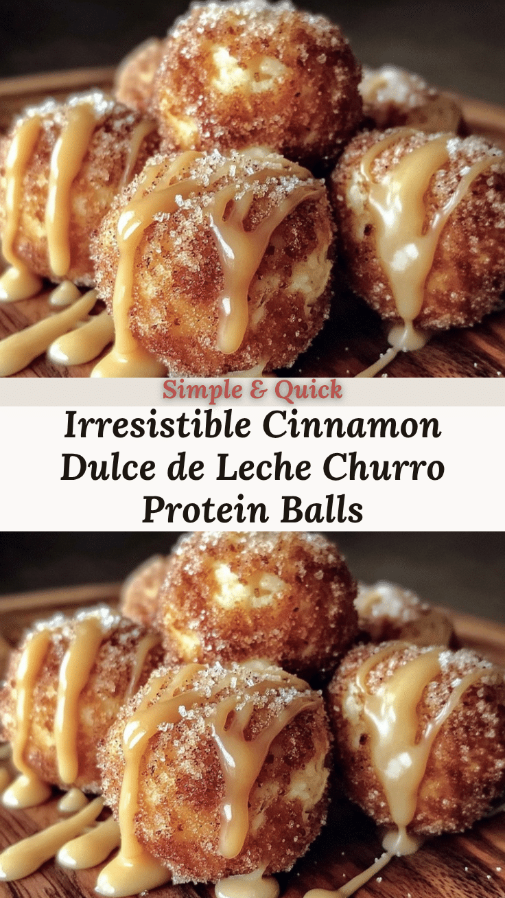 churro protein balls recipe