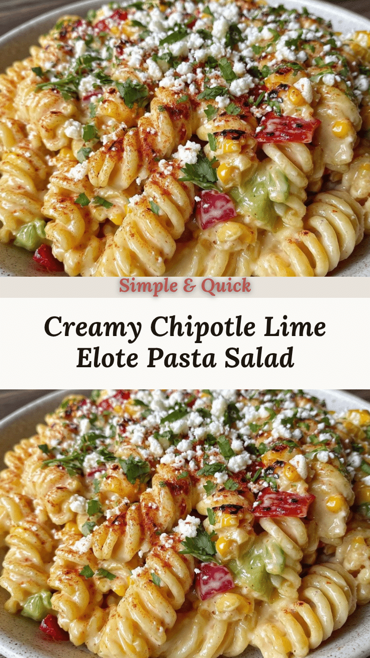 creamy elote pasta salad recipe