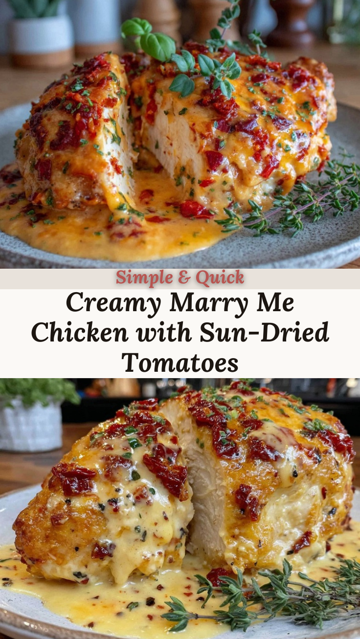 creamy marry me chicken recipe