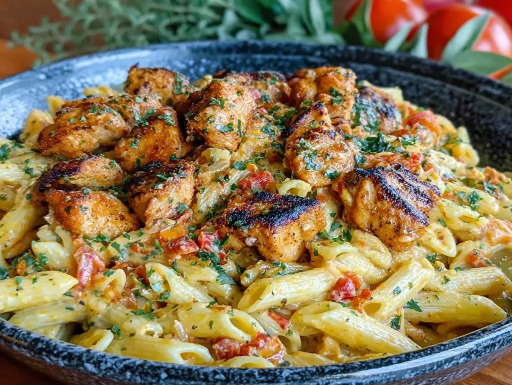 Creamy One-Pot Cajun Chicken Alfredo - featured image