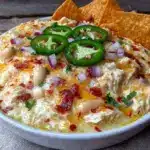 creamy slow cooker white chicken chili - featured image