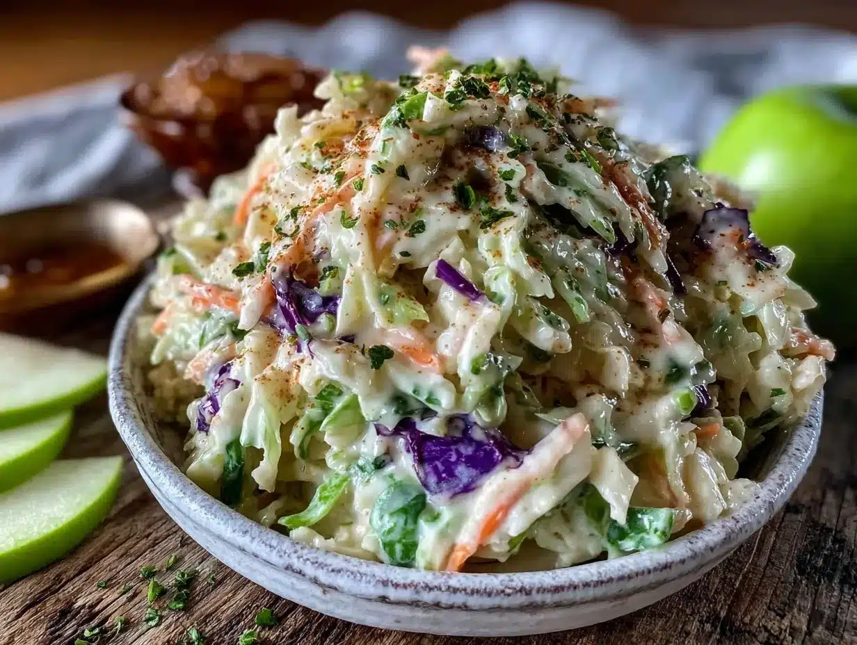 creamy southern coleslaw preparation steps
