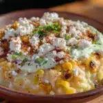 creamy street corn risotto - featured image