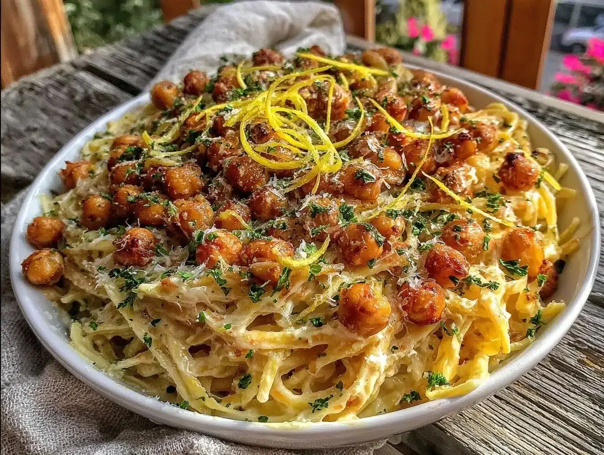 creamy tahini lemon pasta preparation steps