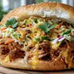 creamy thai peanut coleslaw - featured image