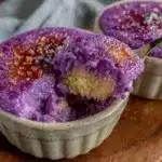 creamy ube crème brûlée - featured image