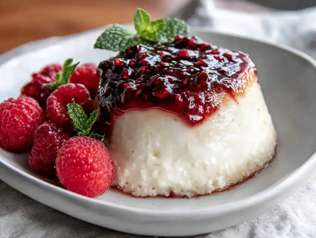 creamy yuzu panna cotta - featured image