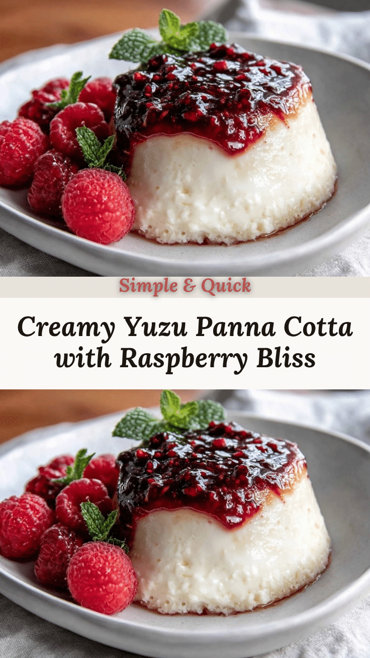 creamy yuzu panna cotta recipe
