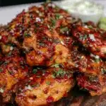 crispy air fryer chicken wings - featured image