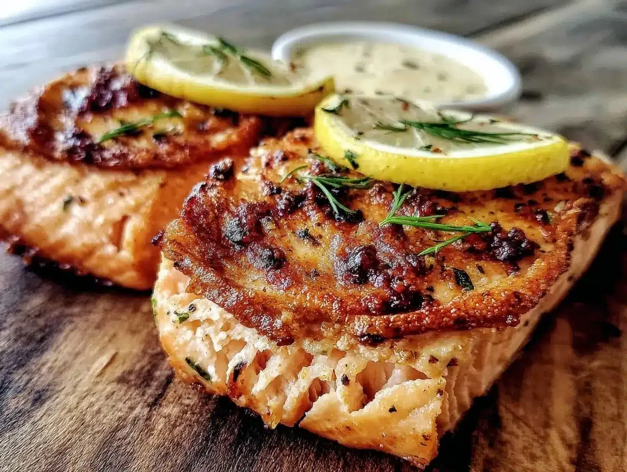 crispy air fryer salmon preparation steps