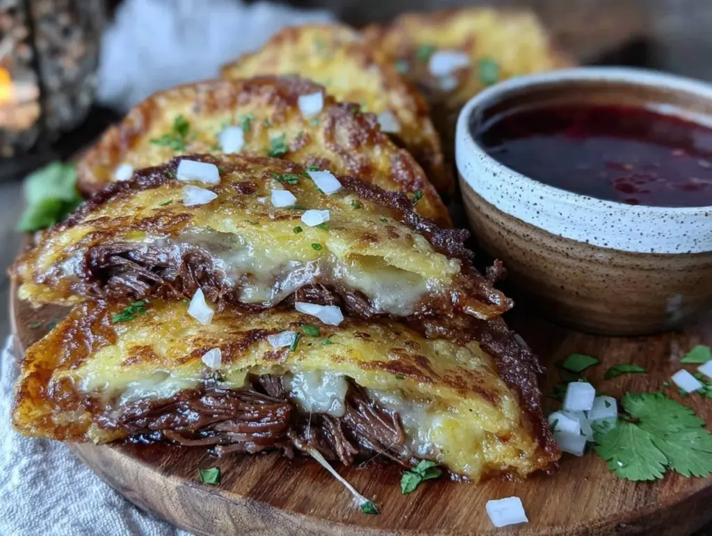 crispy birria tacos - featured image