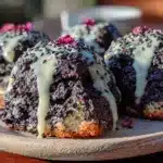 crispy black sesame scones - featured image