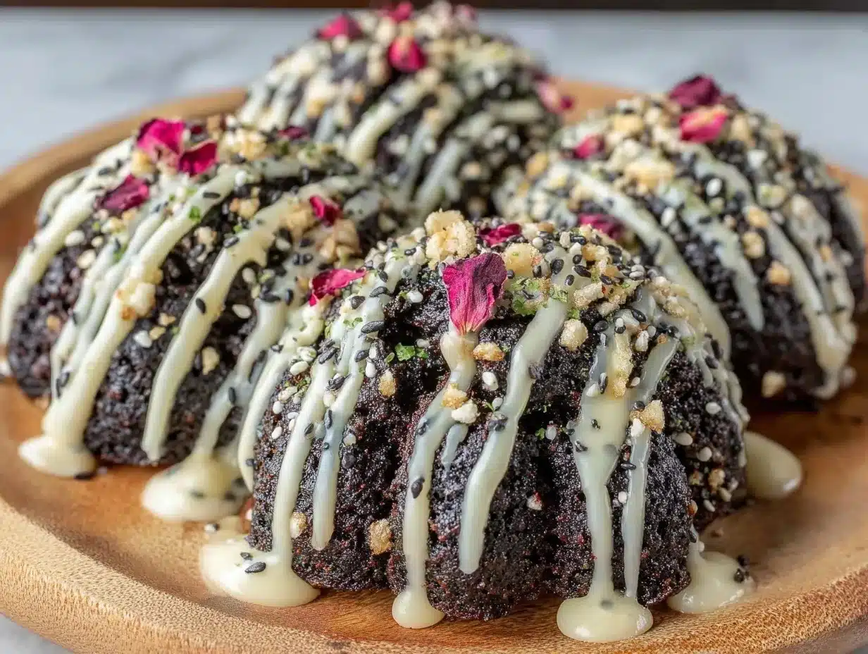 crispy black sesame scones preparation steps