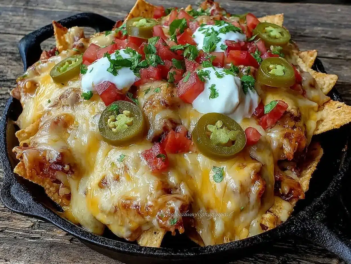 crispy one-skillet campfire nachos preparation steps