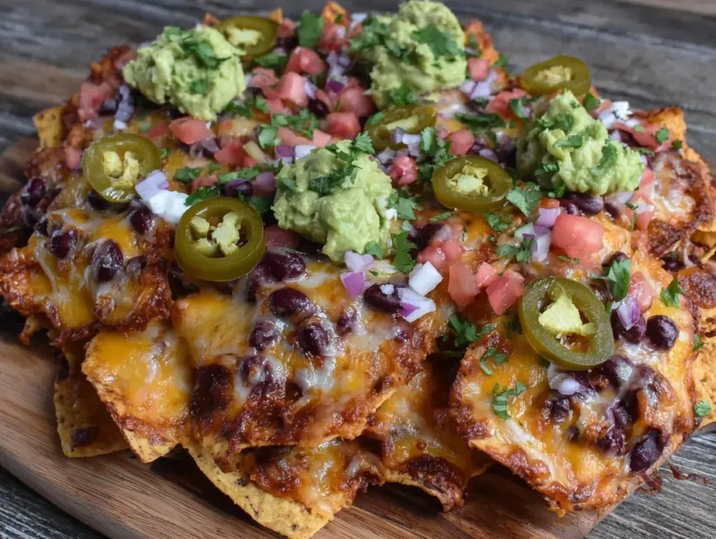 crispy sheet pan nacho board - featured image
