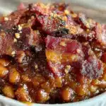 crockpot baked beans - featured image
