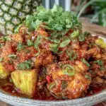 Easy Crockpot Hawaiian Pineapple Chicken Teriyaki - featured image