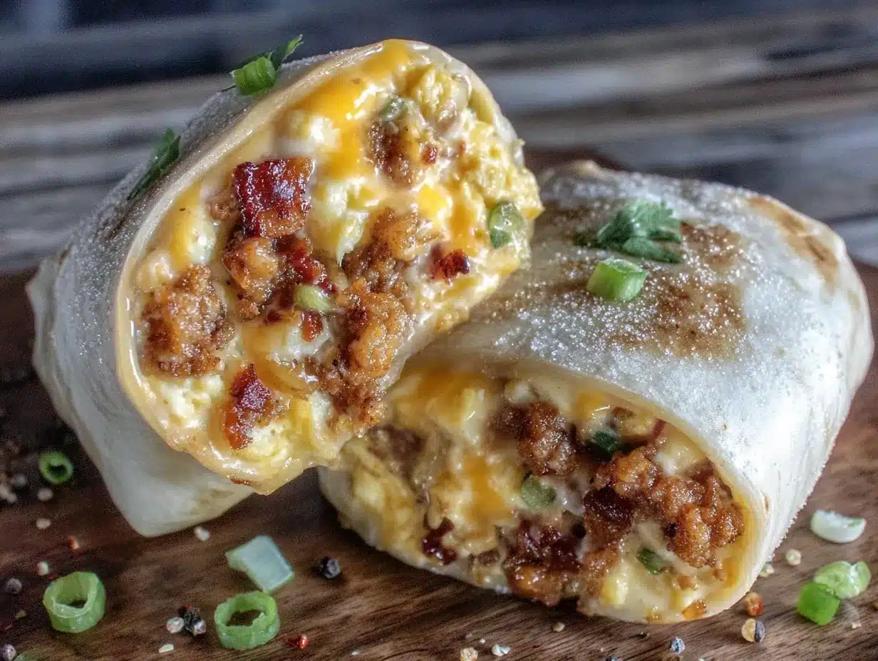 easy frozen breakfast burritos preparation steps