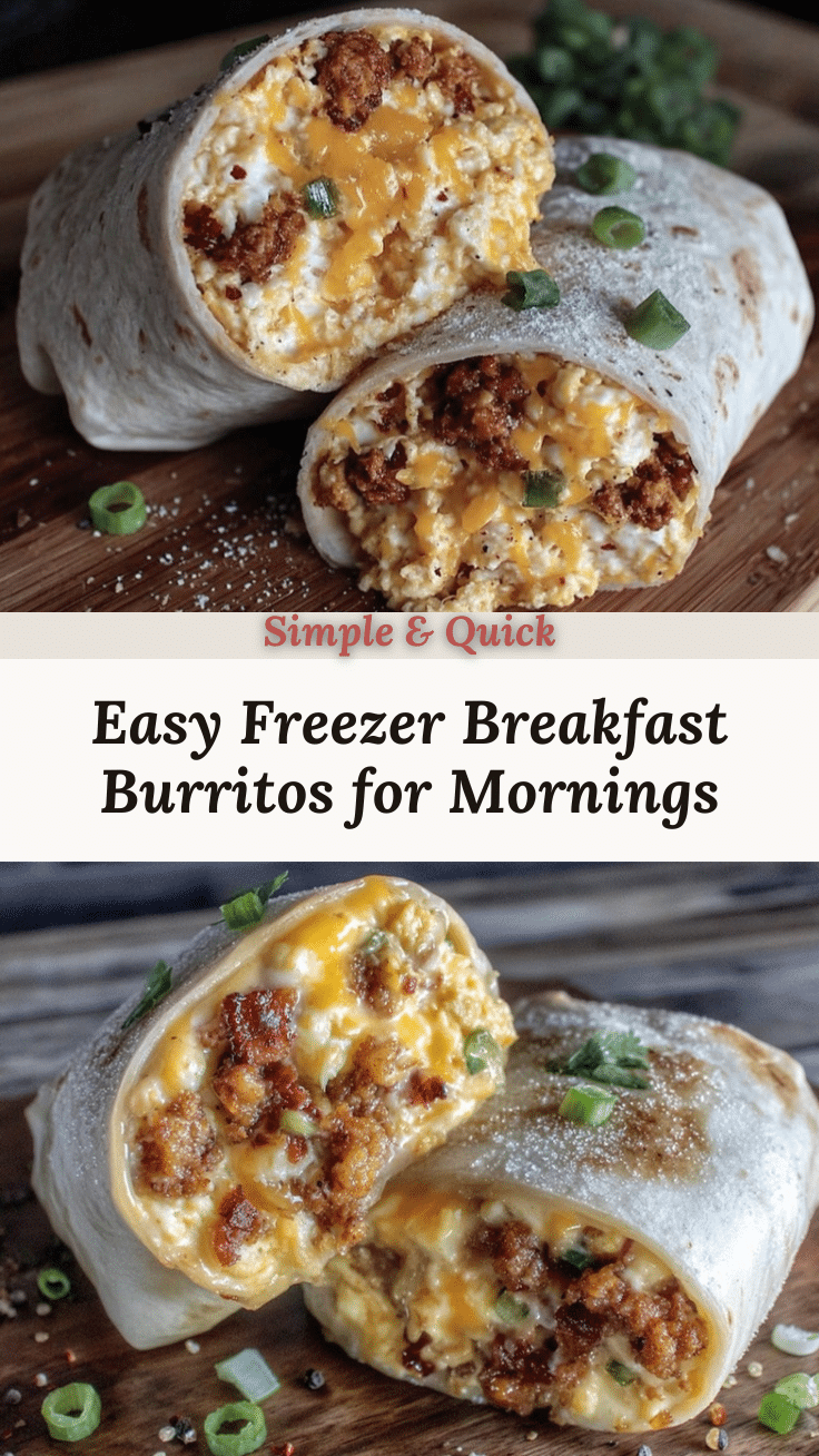 easy frozen breakfast burritos recipe