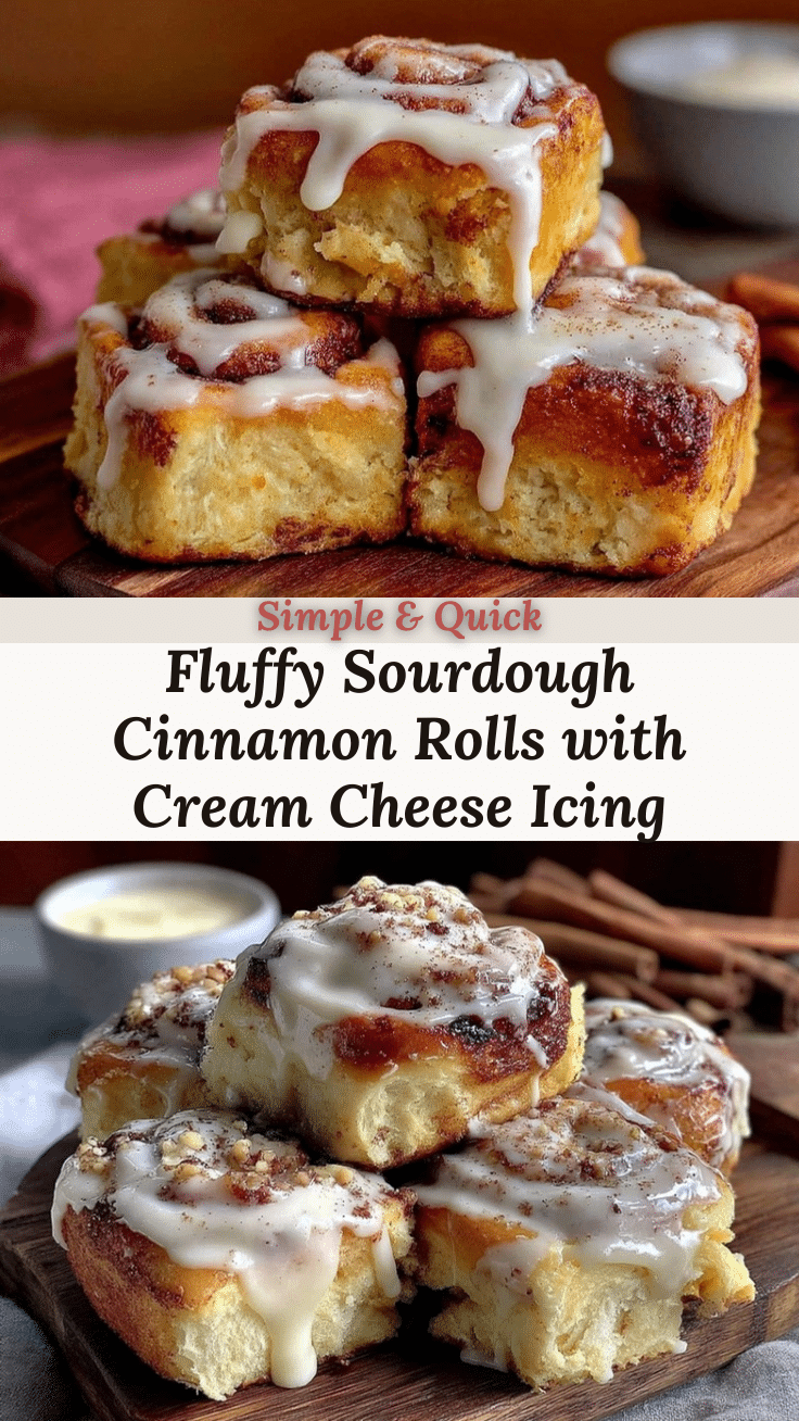 fluffy sourdough cinnamon rolls recipe