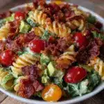 fresh BLT pasta salad - featured image