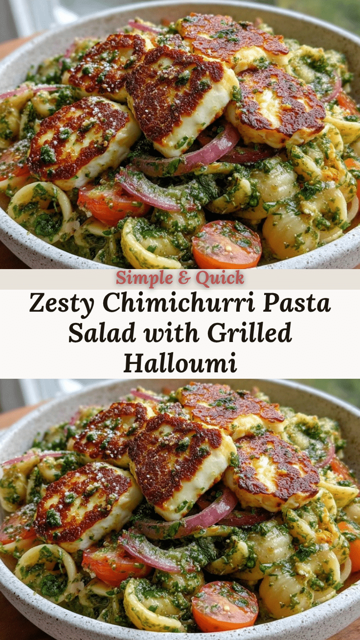 fresh chimichurri pasta salad recipe