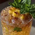fresh coconut water pineapple refresher - featured image
