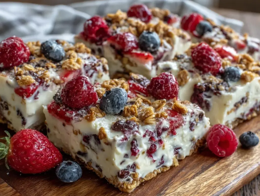 fresh frozen yogurt bark - featured image