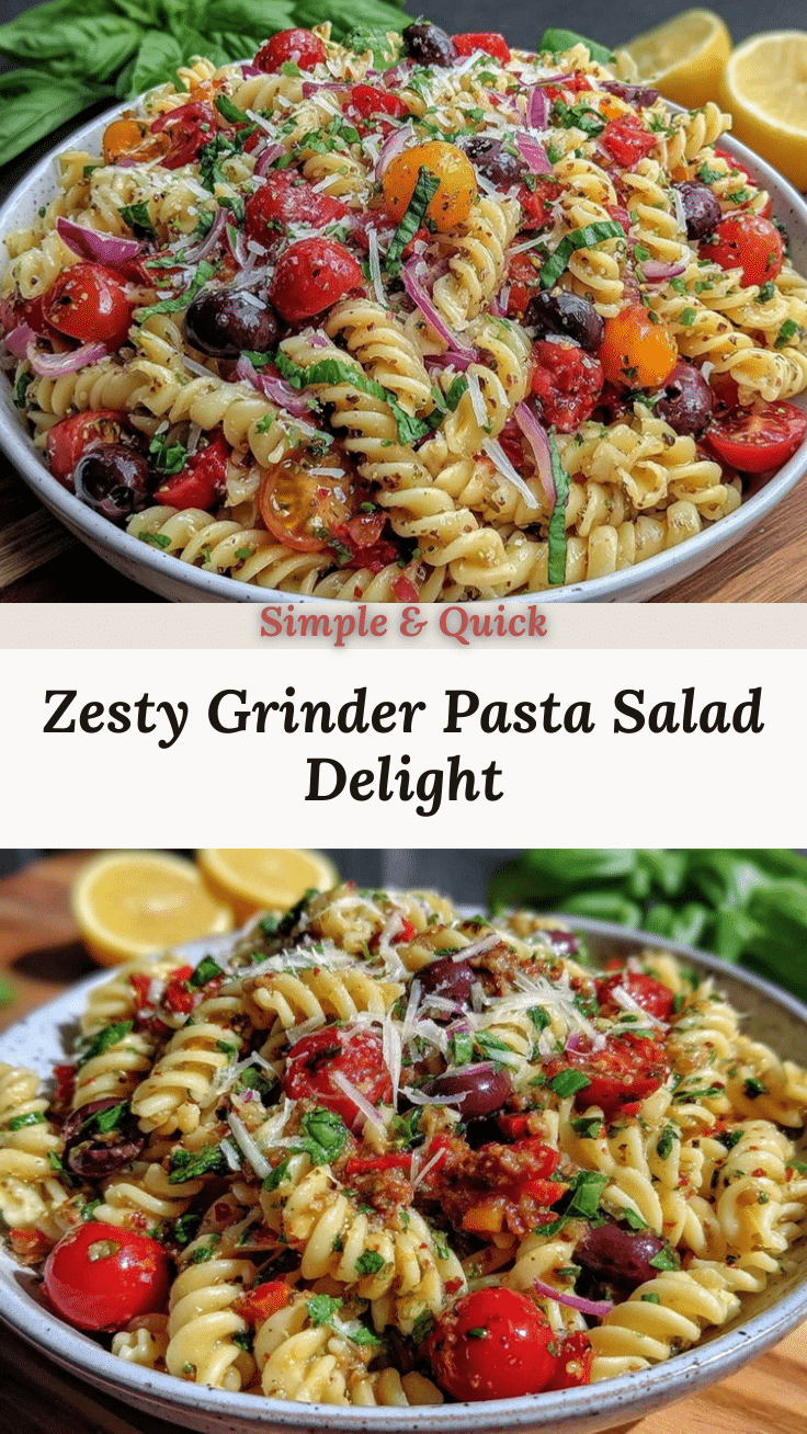Fresh Grinder Pasta Salad recipe